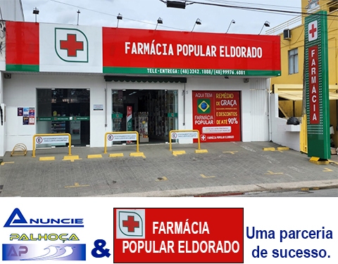 Imagem da fachada principal da empresa Farmácia Popular Eldorado
