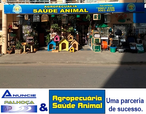 Imagem da fachada principal da empresa Agropecuária Saúde Animal