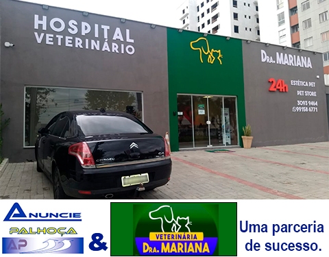 Imagem principal da fachada da empresa Hospital Veterinário Drª. Mariana <br />Atendimento 24H