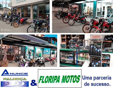 Imagem da fachada principal da empresa Floripa Motos