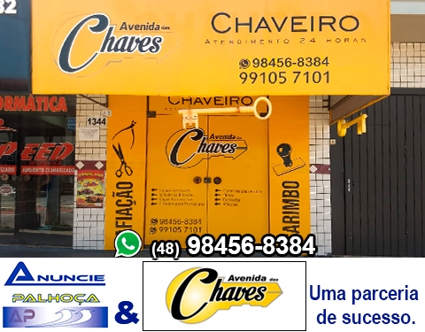 Imagem principal da fachada da empresa Chaveiro Avenida das Chaves<br />Atendimento 24h