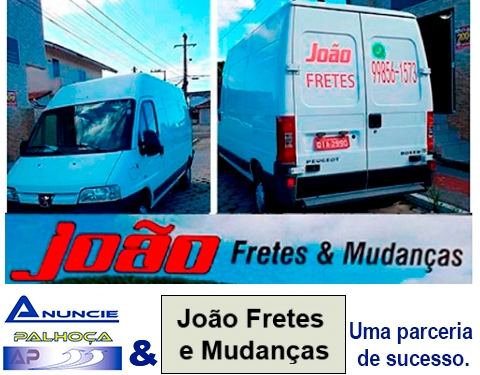 Imagem da fachada principal da empresa João Fretes e Mudanças