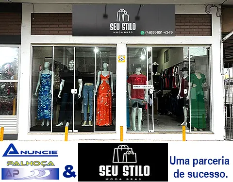 Portal de anúncios Anuncie Palhoça, parceria de sucesso com Seu Stilo Moda Brás