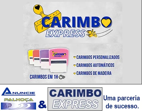 Portal de anúncios Anuncie Palhoça, parceria de sucesso com Carimbo Express