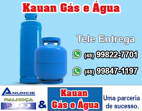 Portal de anúncios Anuncie Palhoça, parceria de sucesso com Kauan Gás e Água