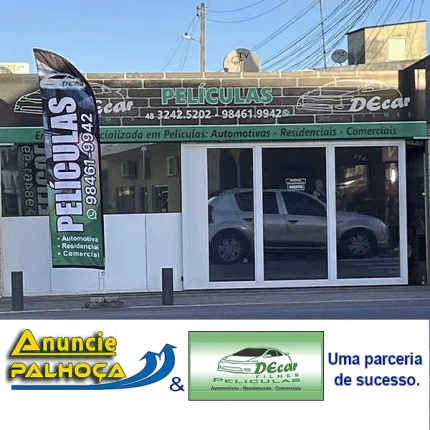 Imagem principal da fachada da empresa Decar Filmes