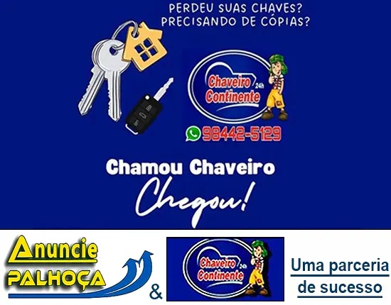 Imagem principal da fachada da empresa Chaveiro Continente