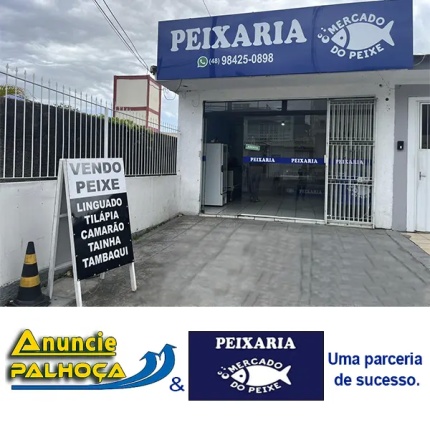 Portal de anúncios Anuncie Palhoça, parceria de sucesso com Peixaria Mercado do Peixe