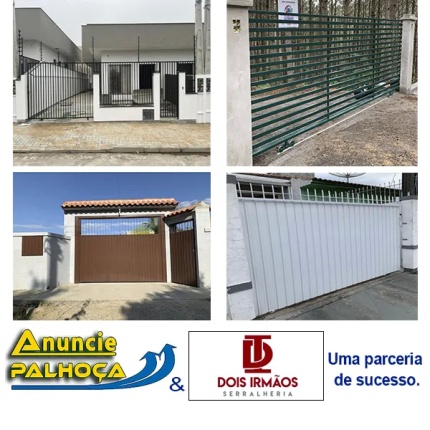 Portal de anúncios Anuncie Palhoça, parceria de sucesso com Serralheria Dois Irmãos